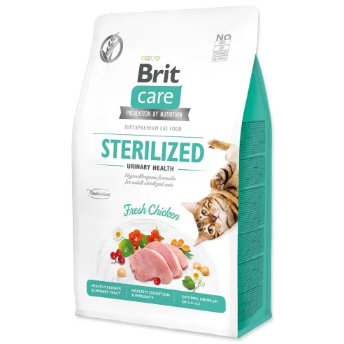 Krmivo Brit Care Cat Grain-Free Sterilized Urinary Health 0,4kg