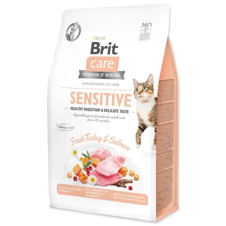 Krmivo Brit Care Cat Grain-Free sensitive Healthy Digestion & Delicate Taste 0,4kg