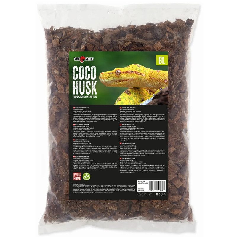 Subsztrátum Repti Planet Coco Husk 8L