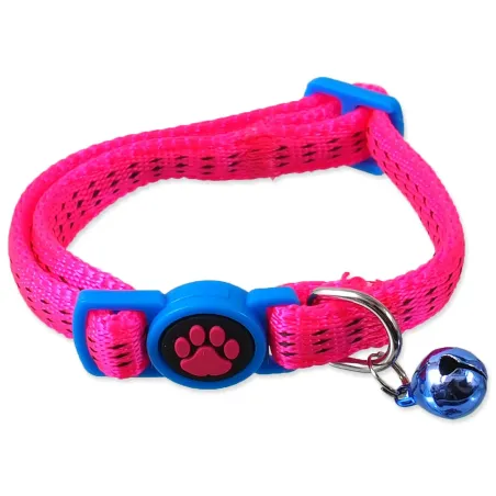 Magic Cat Nylon XS rózsaszín nyakörv 1x19-31cm