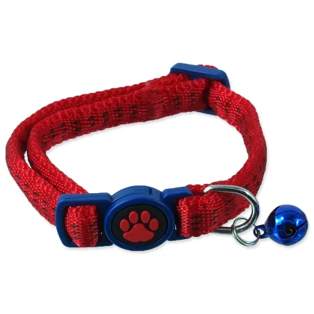Magic Cat Nylon XS piros nyakörv 1x19-31cm