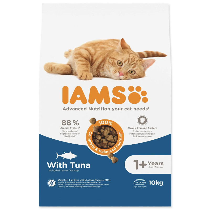 IAMS Macskaeledel Felnőtt Tonhal 10kg