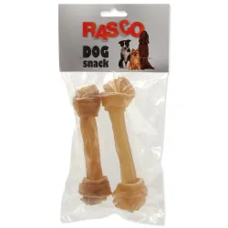 Rasco bivalybőr csomó rágóka 15 cm 2 db
