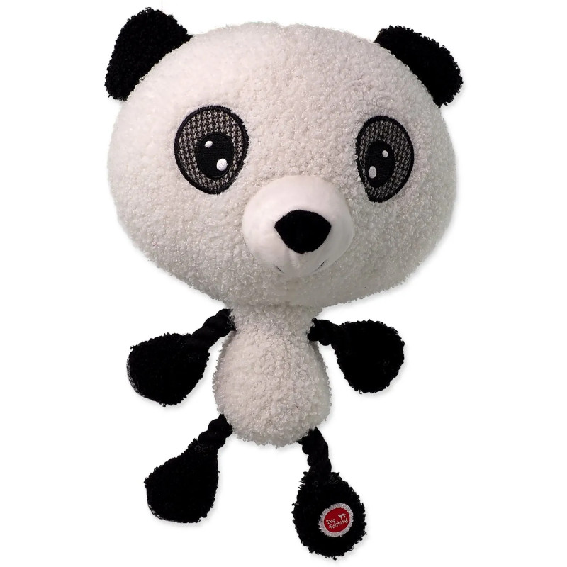 Dog Fantasy Big head panda plüss sípoló játék 30cm