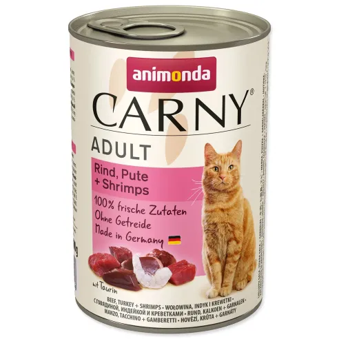 Animonda Carny Adult marha, pulyka és garnéla konzerv 400g
