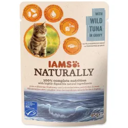 IAMS Naturally tasakos eledel tonhallal szószban 85g