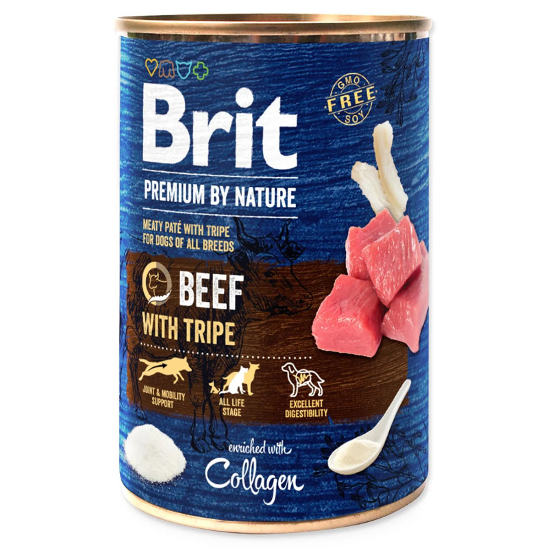 Brit Premium by Nature Adult Beef with Tripes 400 g