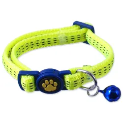 Magic Cat Nylon XS sárga nyakörv 1x19-31cm