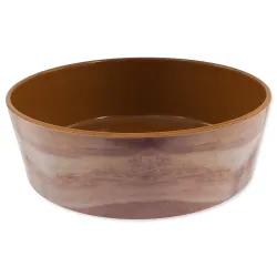 Miska Dog Fantasy fa mintás barna 20cm 1300ml