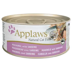 Applaws Cat makréla és szardínia konzerv 70g