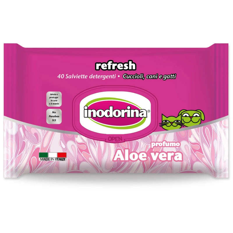 Inodorina Aloe Vera törlőkendő 40db