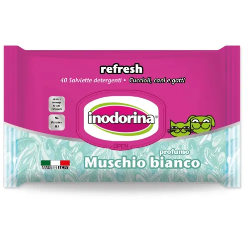 Inodorina Törlőkendő Muskusz 40db