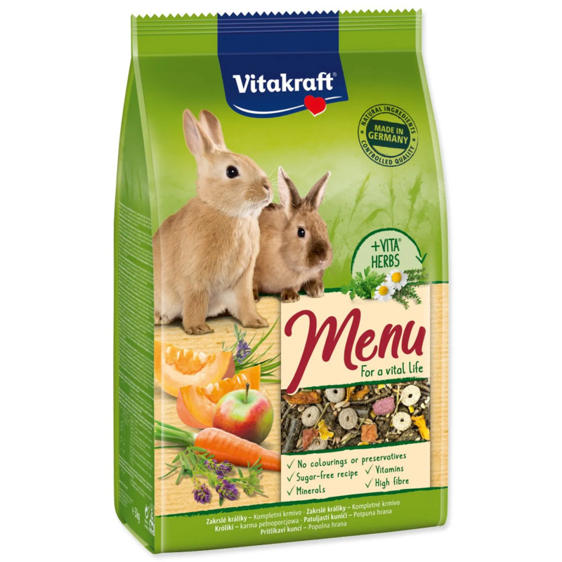 Vitakraft Vital Menu törpenyúl eledel 3kg