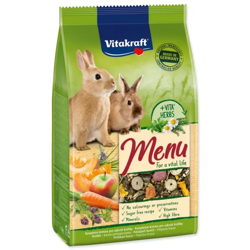 Krmivo Vitakraft Vital Menu králik 1kg