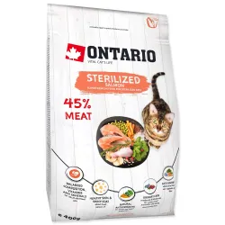 Ontario Cat Sterilised Salmon 0,4kg