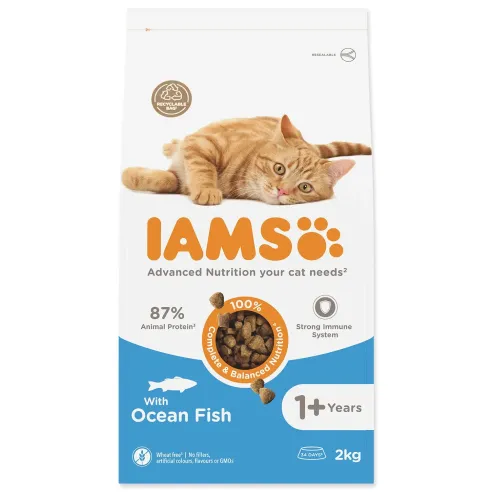 Krmivo IAMS Cat Adult Ocean Fish 2kg