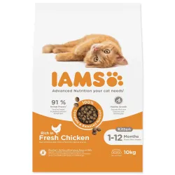 IAMS Cat Kitten Csirke 10kg