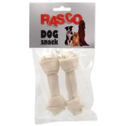 Rasco fehér bivalybőr csomó 11cm 2db