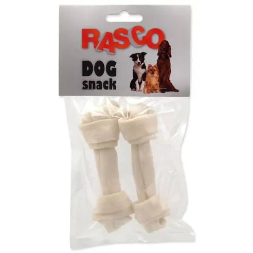 Rasco fehér bivalybőr csomó 11cm 2db