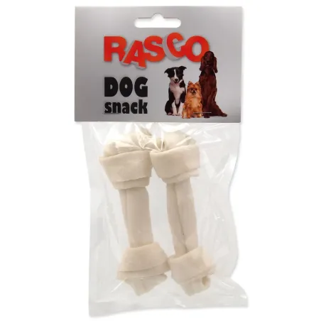 Rasco fehér bivalybőr csomó 11cm 2db