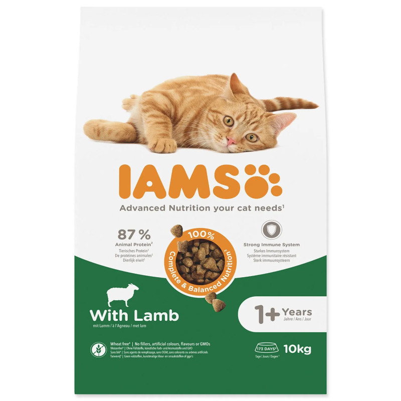 IAMS Cat Adult Lamb 10kg állateledel