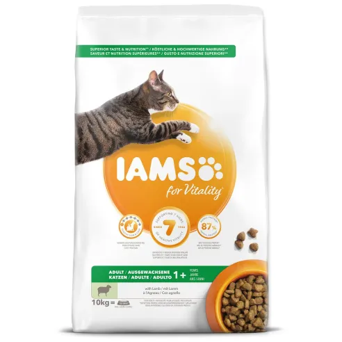 IAMS Cat Adult Lamb 10kg állateledel