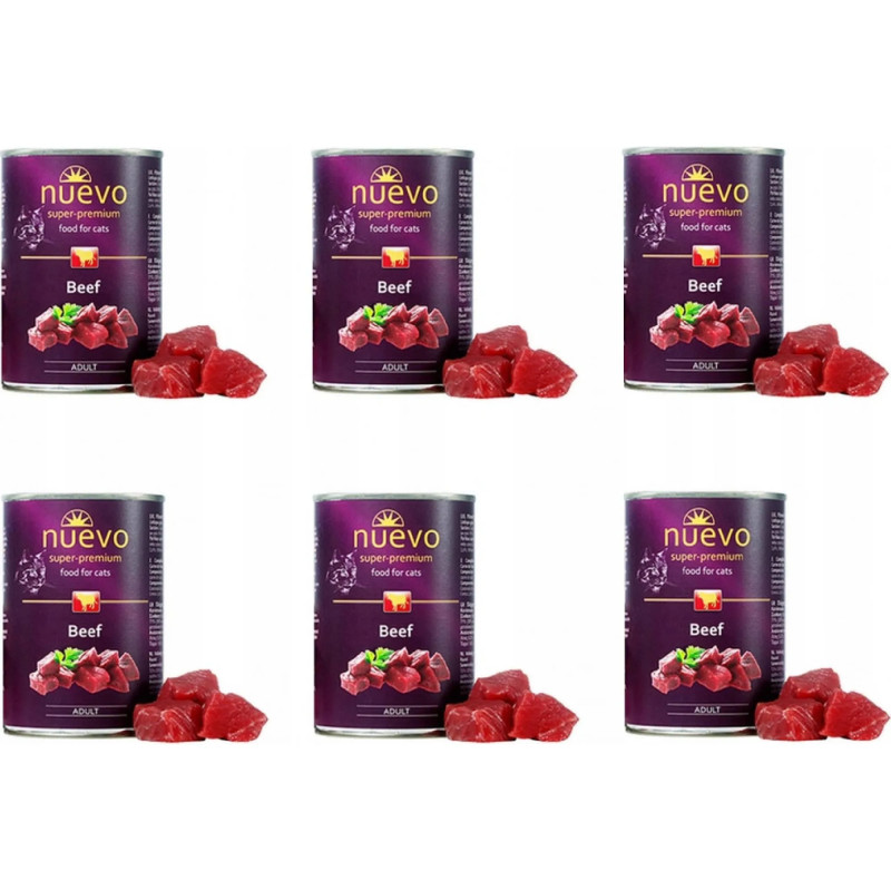 NUEVO macska Adult Marha bal. 6 x 400 g konzerv
