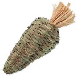 Játék Kisállatoknak fonott répa 26cm
