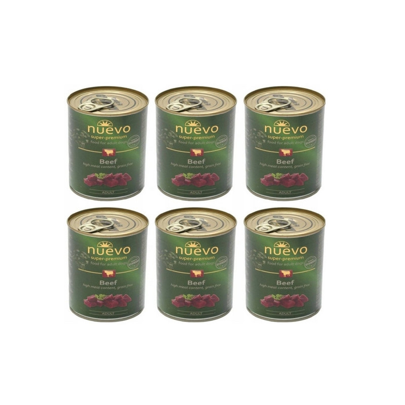 NUEVO dog Adult Marha bal. 6 x 800 g konzerv