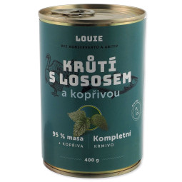 Konzerva LOUIE morčacie s lososom a žihlavou 400g