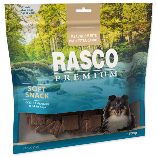 Rasco Premium lisztkukac-falatka extra sárgarépával 500 g