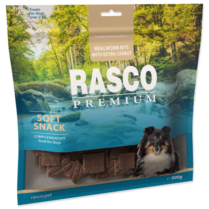Rasco Premium lisztkukac-falatka extra sárgarépával 500 g