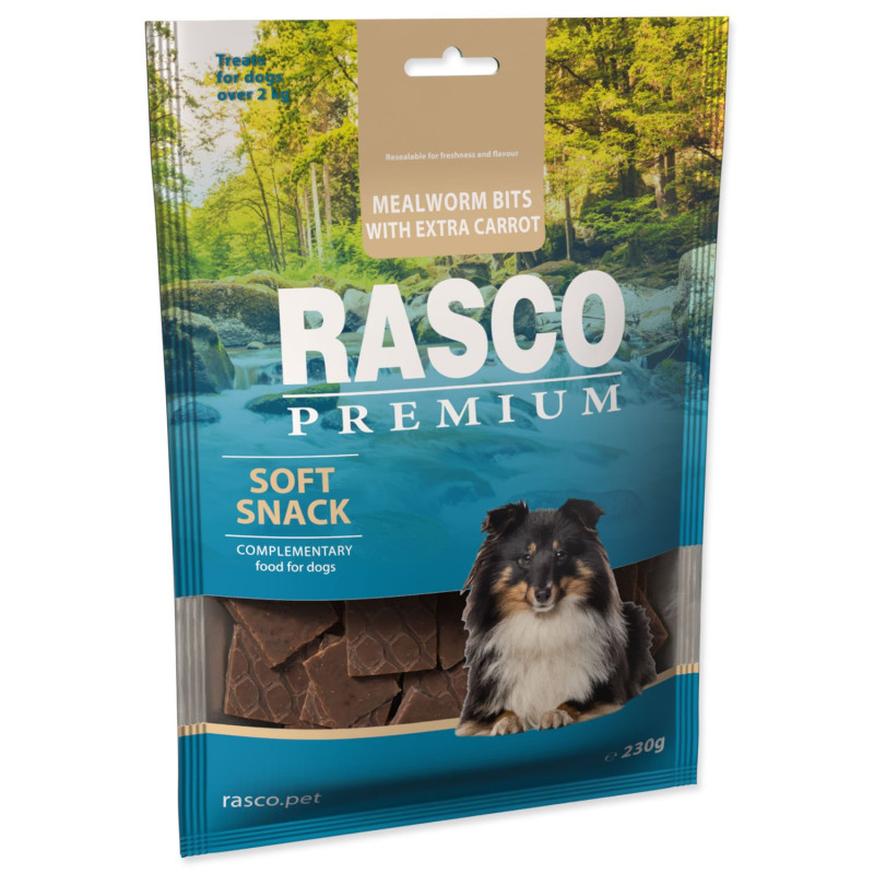 Rasco Premium lisztkukac-falatka extra sárgarépával 230 g