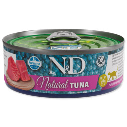 Konzerv N&D Cat Natural Tuna 70g