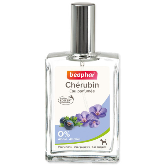 Parfém Beaphar Chérubin pre šteňatá jalovec, pelargónia a ruža 50ml