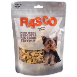 Rasco mini keksz csontok keveréke vanília ízesítéssel 2cm 250g