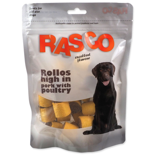 Rasco csemege tekercsek sertéshússal és baromfival 3cm 320g