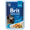 Kapsička Brit Premium by Nature kuracie filety v omáčke 85g 