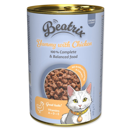 Beatrix Adult konzerv csirkehússal 415g