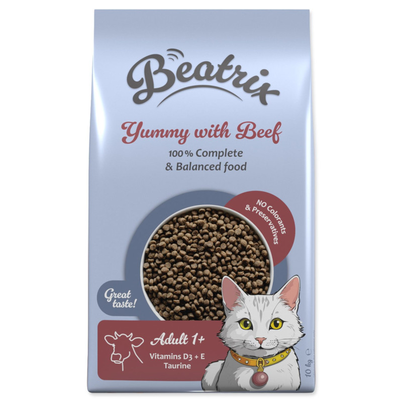 Beatrix felnőtt kutyatáp marhahússal, 10 kg