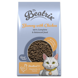 Beatrix Sterilised takarmány csirkehússal 10kg