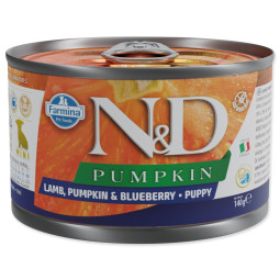 Konzerv N&D Puppy Lamb, Pumpkin & Blueberry 140g