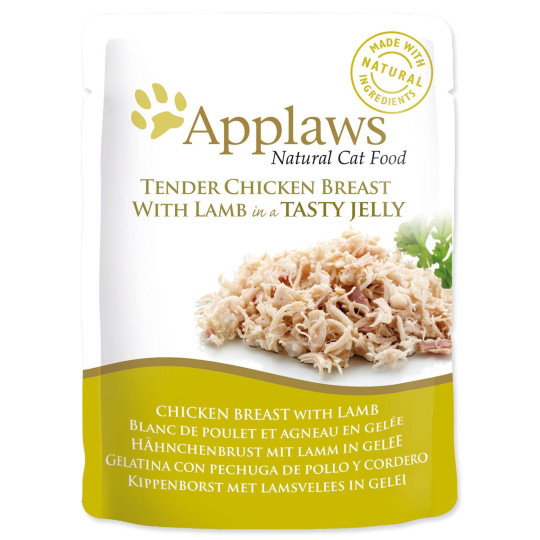Applaws Cat tasak csirke és bárány zselében 70g