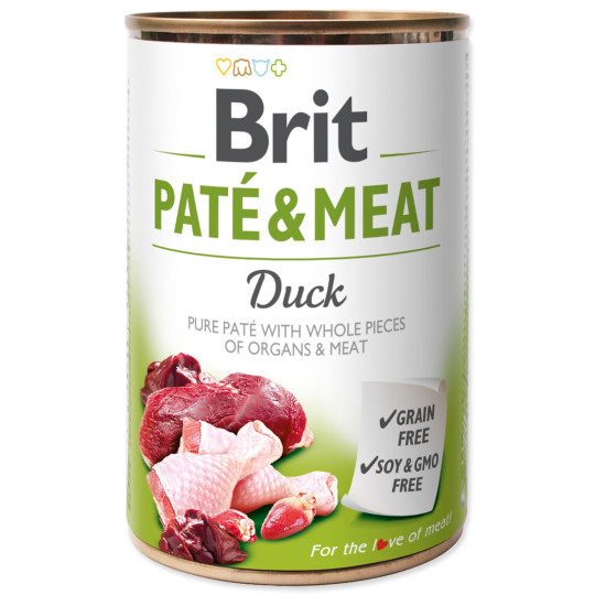 Konzerva Brit Paté & Meat kačka 400g