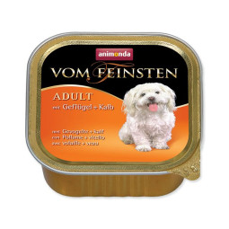 Animonda Vom Feinstein Felnőtt Baromfi- és Borjúpástétom 150g