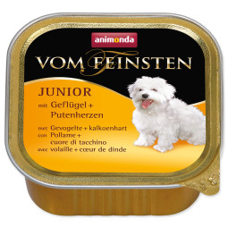 Animonda Vom Feinstein Junior Baromfi- és Szívpástétom 150g