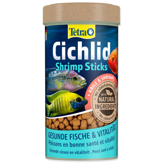 Krmivo Tetra Cichlid Shrimp Sticks 250ml