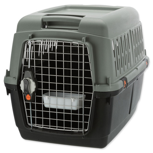 Giona 4 transport box, S–M: 50 × 51 × 70 cm, anthracite/grey-green