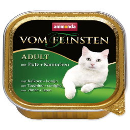 Animonda Vom Feinstein felnőtt pulyka és nyúl pástétom 100g