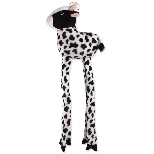 Hračka Dog Fantasy Jumbo krava pískacia a šuštiaca 90cm  